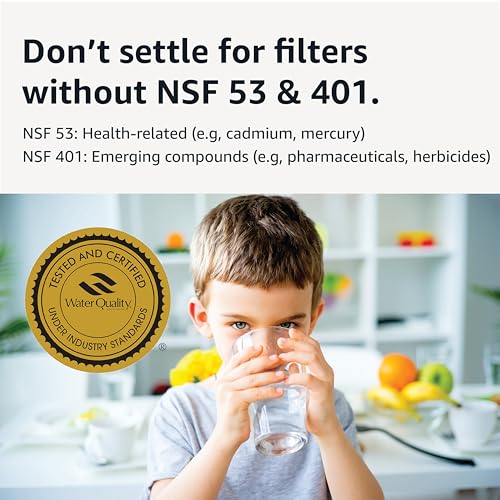 Water Filter Replacement Cartridges for Pitchers - BPA-Free, 3-Pack