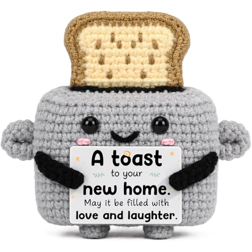 Handmade Crochet Toaster Decor - Cute New Home Gift Keepsake