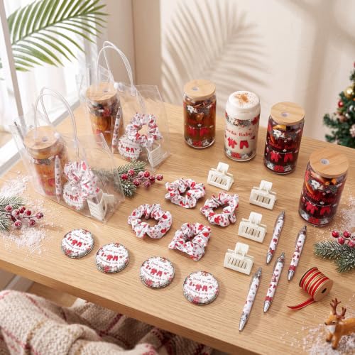 Boao Santa Baby Shower Game Prizes Set - 6 Festive Holiday Favors for Winner