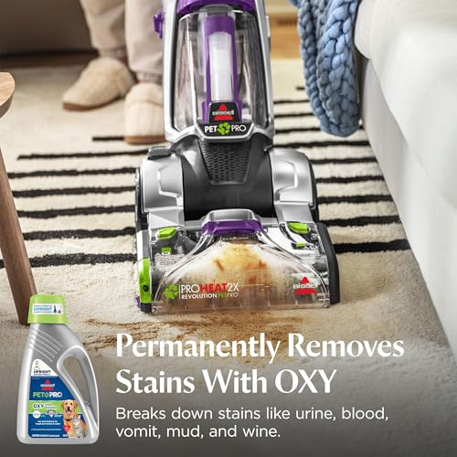 Bissell Pet Pro Oxy Urine Eliminator Carpet Cleaning Solution 48 oz