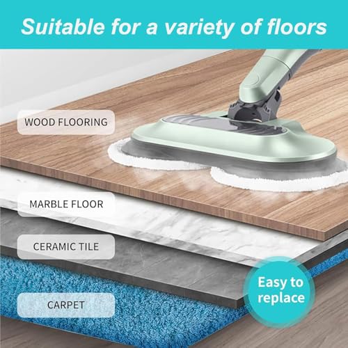 8 Pack Washable Steam Mop Replacement Pads for S7000 S8000 Series