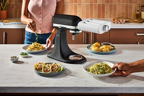 3-in-1 Pasta Roller and Cutter Attachment for Stand Mixers