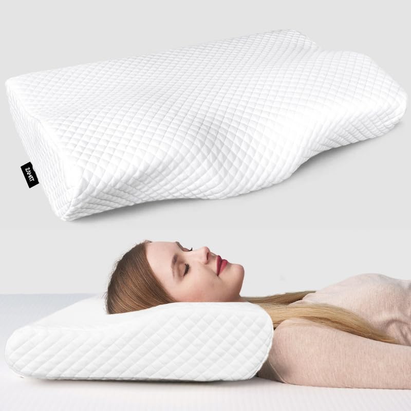 Adjustable Memory Foam Cervical Pillow for Neck Pain Relief