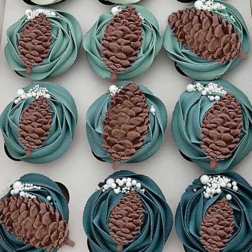 CRR-85 Pine Cone Silicone Mold for Cake, Fondant, Candy & Resin Decor