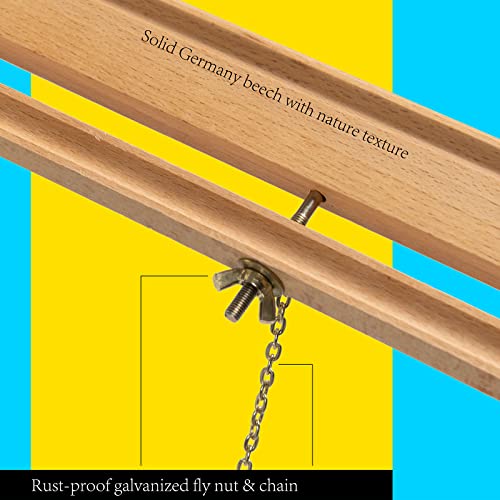 Beech Wood Tripod Display Easel for Wedding Signs, Paintings, and Posters