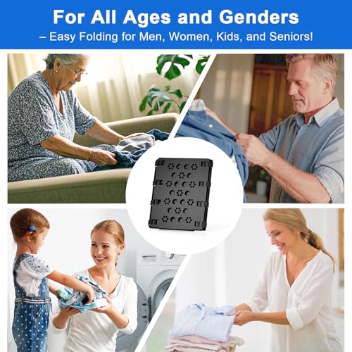 Adjustable Shirt Folding Board for Laundry – Durable PP Clothes Folder