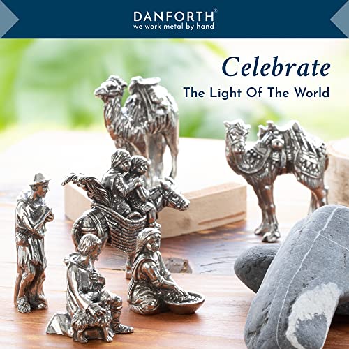 Danforth Pewter Nativity Angels Set - Handcrafted Religious Christmas Decor