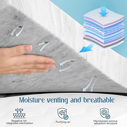 Cooling Memory Foam Mattress Topper Twin XL – 3 Inch CertiPUR-US