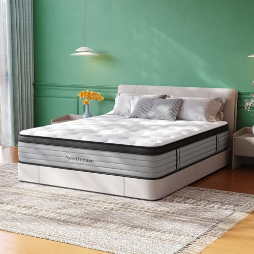NeoDream Full Size Hybrid Mattress with Memory Foam & Pocket Springs, 12 Inch in a Box