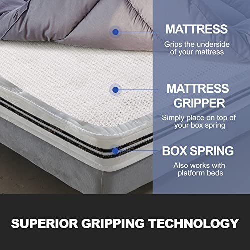 Non-Slip Mattress Grip Pad - Dual-Sided Anti-Skid Stopper for Beds