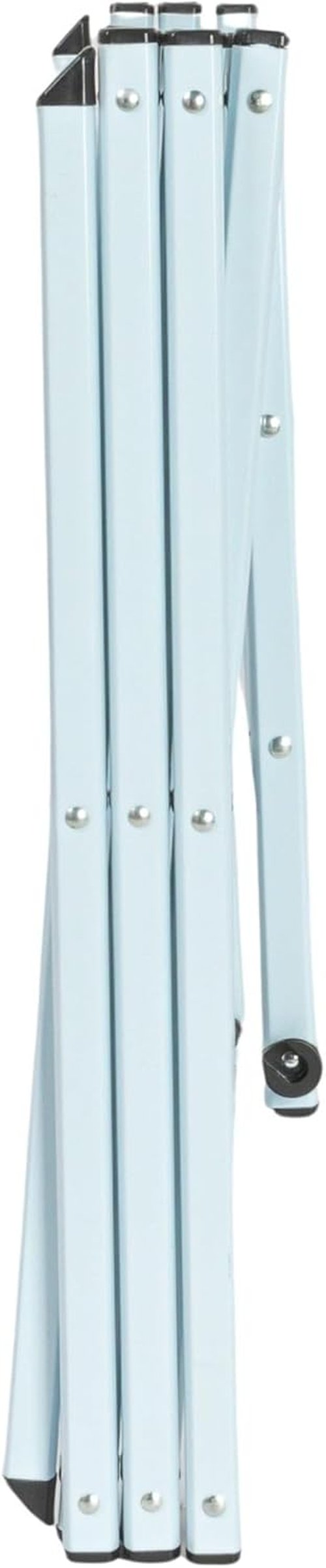 Household Essentials Folding Clothes Drying Rack - Durable Steel Frame with 11 Coated Dowels, White
