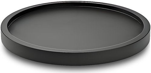 9" Black Bamboo Lazy Susan Organizer Kitchen Turntable for Cabinet Pantry Table Organization