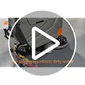 20-Inch Walk-Behind Floor Scrubber with 13-Gallon Tank