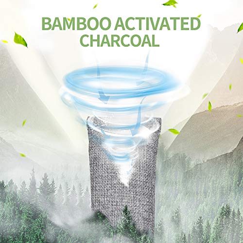 Bamboo Charcoal Air Purifying Bag 6 Pack Natural Shoe Deodorizer