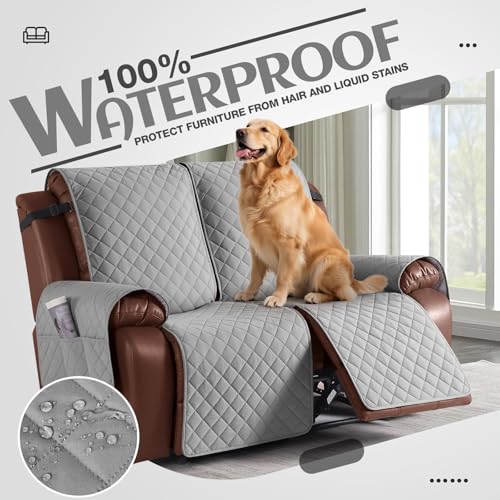 Waterproof Loveseat Recliner Cover - Non-Slip Furniture Protector