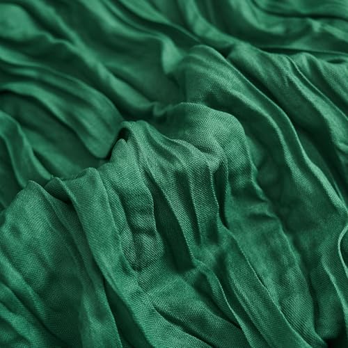 Emerald Green Cheesecloth Table Runner 10ft (1 Pack) Holiday Rustic Boho