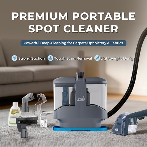 Portable Carpet & Upholstery Spot Cleaner Machine for Pet Stains & Car Interior