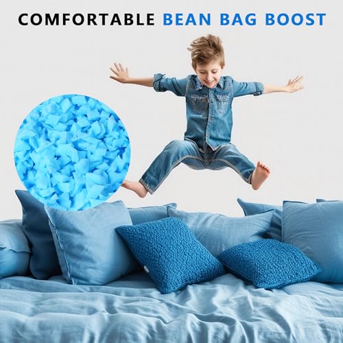 10 Lbs Cooling Gel Memory Foam Stuffing for Bean Bag Chairs and Pillows