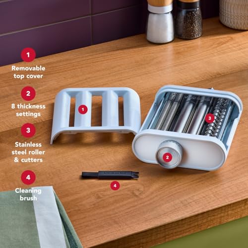 3-in-1 Pasta Roller and Cutter Attachment for Stand Mixers