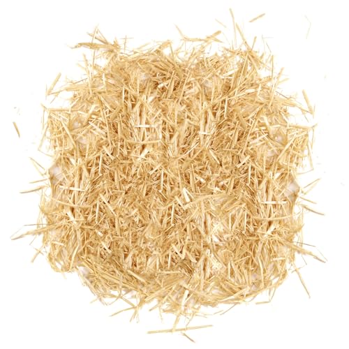 Natural Decorative Nativity Straw - 4 oz Golden Barley Straw Fill