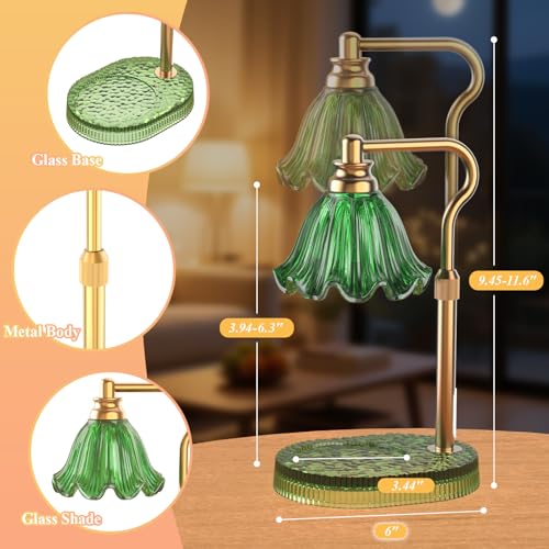Flameless Candle Warmer Lamp with Timer & Adjustable Height