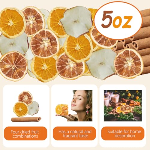 Dried Orange and Cinnamon Stovetop Potpourri Simmering Kit, 140g