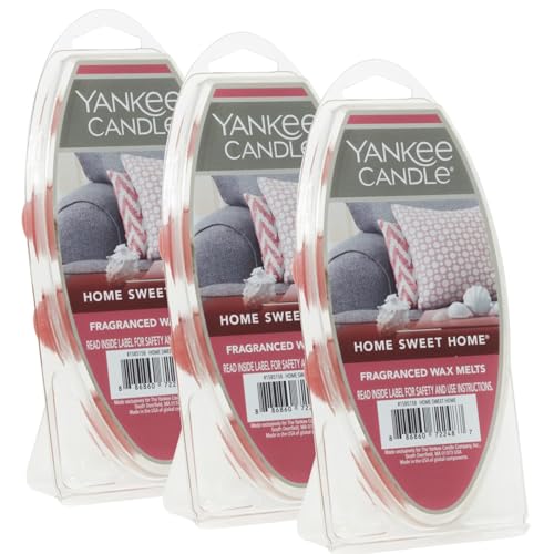 Home Sweet Home Scented Wax Melts for Warmers - 18 Count (Pack of 3)