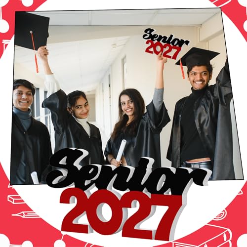 Senior 2027 Graduation Table Sign, Class of 2027 Party Centerpiece Decor