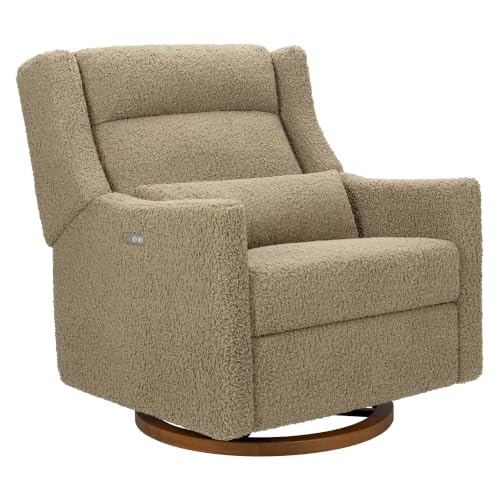 Extra-Wide Power Glider Recliner with Adjustable Headrest and USB Port