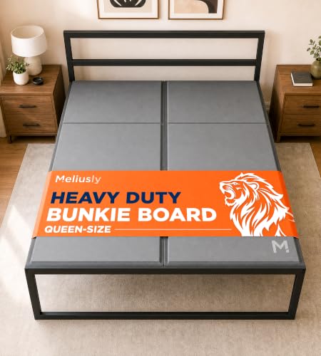 Heavy Duty Queen Bunkie Board - 0.4" Ultra-Low Profile Mattress Support Pad