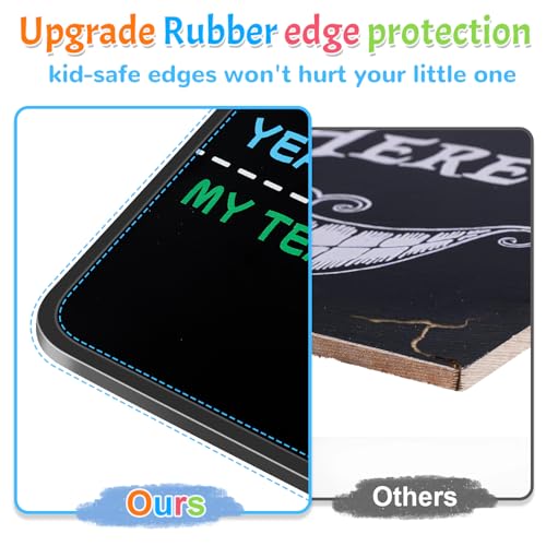 First and Last Day of School Sign Set with Chalk Markers - 2 Pack Reusable