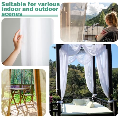 24 Pairs Waterproof Magnetic Curtain Closures for Outdoor Patio Curtains