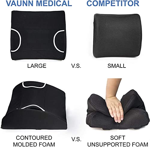 Ergonomic Lumbar Support Cushion with Removable Gel Insert