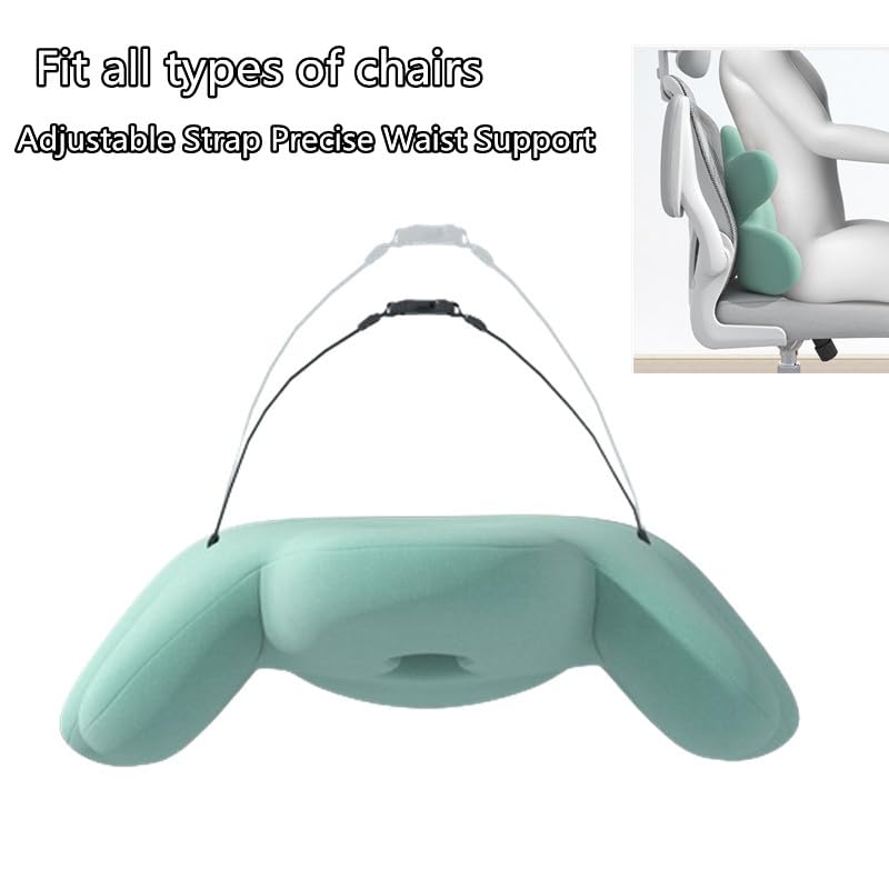 Memory Foam Lumbar Support Pillow for Office & Car Use