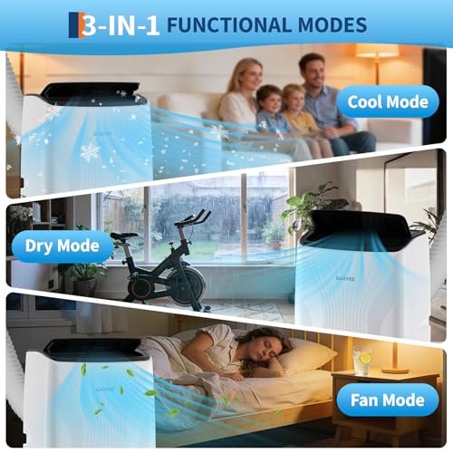14,000 BTU Portable Air Conditioner 4-in-1 AC Unit for Large Rooms