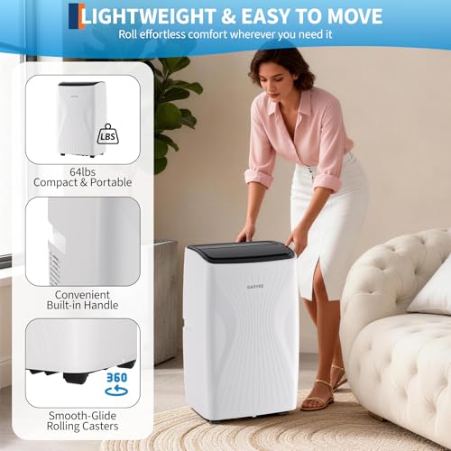 14,000 BTU Portable Air Conditioner 4-in-1 AC Unit for Large Rooms