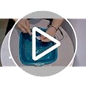 Tabletop Water Fountain with Rotating Ball & Warm LED Light - Zen Decor