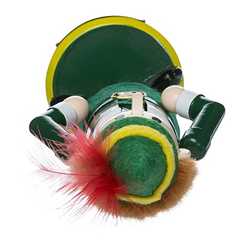 11-Inch Wooden Holiday Elf Nutcracker Tabletop Figure Decoration