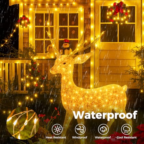 btfarm 33FT 100 LED Plug-in Fairy Lights with Remote & Timer, Warm White