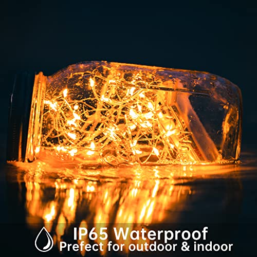 12-Pack Battery Operated Fairy Lights - 7ft 20 LED Silver Wire String Lights