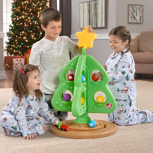 Kids Interactive Toddler Christmas Tree Toy Set with Ornaments & Mini Train