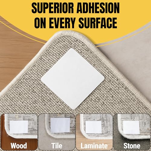Double-Sided Rug Tape - 2 Inch x 30 Yard Heavy-Duty Non-Slip Carpet Grip