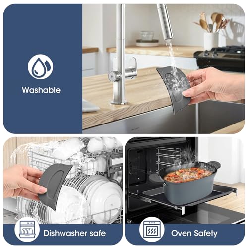 Heat-Resistant Silicone Pot Handle Cover for 8.5 Qt Slow Cookers