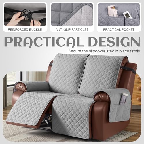 Waterproof Loveseat Recliner Cover - Non-Slip Furniture Protector