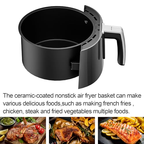 4QT Air Fryer Basket and Crisper Plate Non-Stick Replacement Part