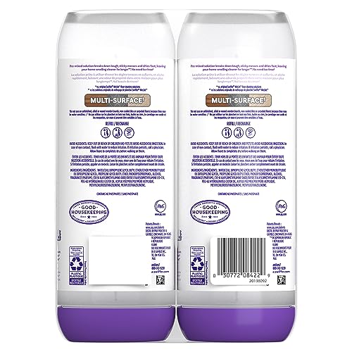Swiffer PowerMop Floor Cleaner Solution Refill, Fresh Scent, 25.3 Fl Oz, 2 Count