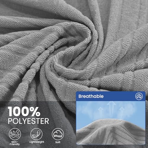 Pet-Friendly Couch Cover for Dogs, Lightweight Loveseat Slipcover - Light Grey, 78"x102"