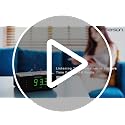 Dual Alarm Clock Radio with Auto Time Setting & Jade Green LED Display