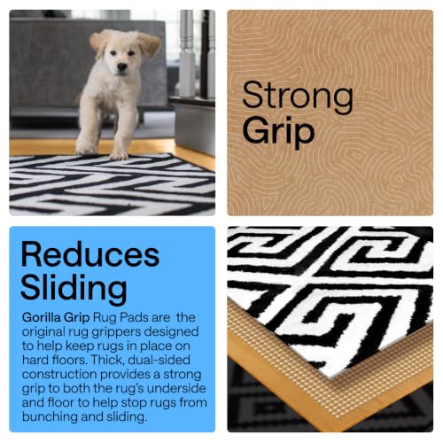 Gorilla Grip Strong Rug Pad Gripper - 2x3 FT Non-Slip Floor Protection