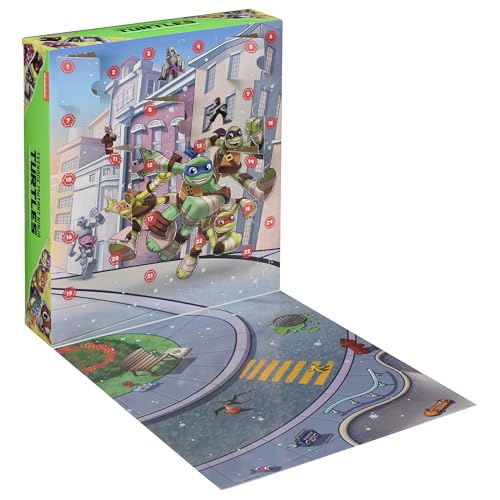 Teenage Mutant Ninja Turtles Holiday Countdown Calendar with Action Figures